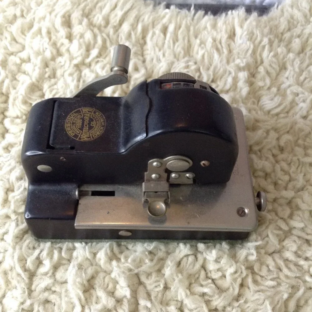ANTIQUE/VTG Todd Protectograph, Check Writer; Nostalgic, Old Timey, Memories